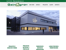 Tablet Screenshot of gainagro.com